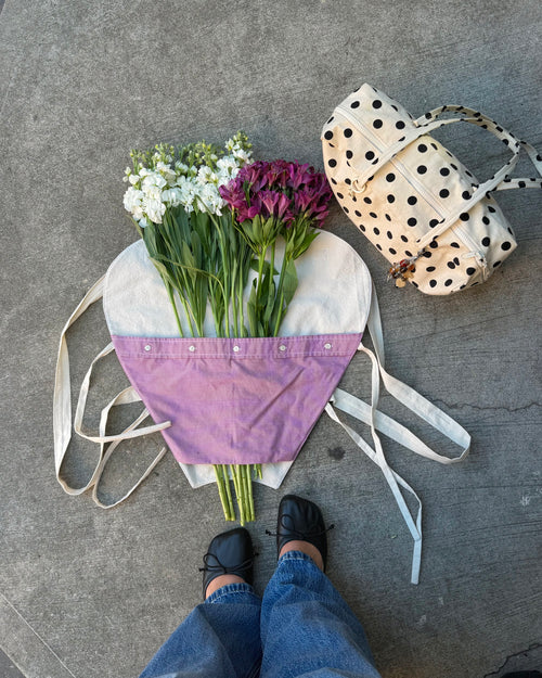 fresh flower tote