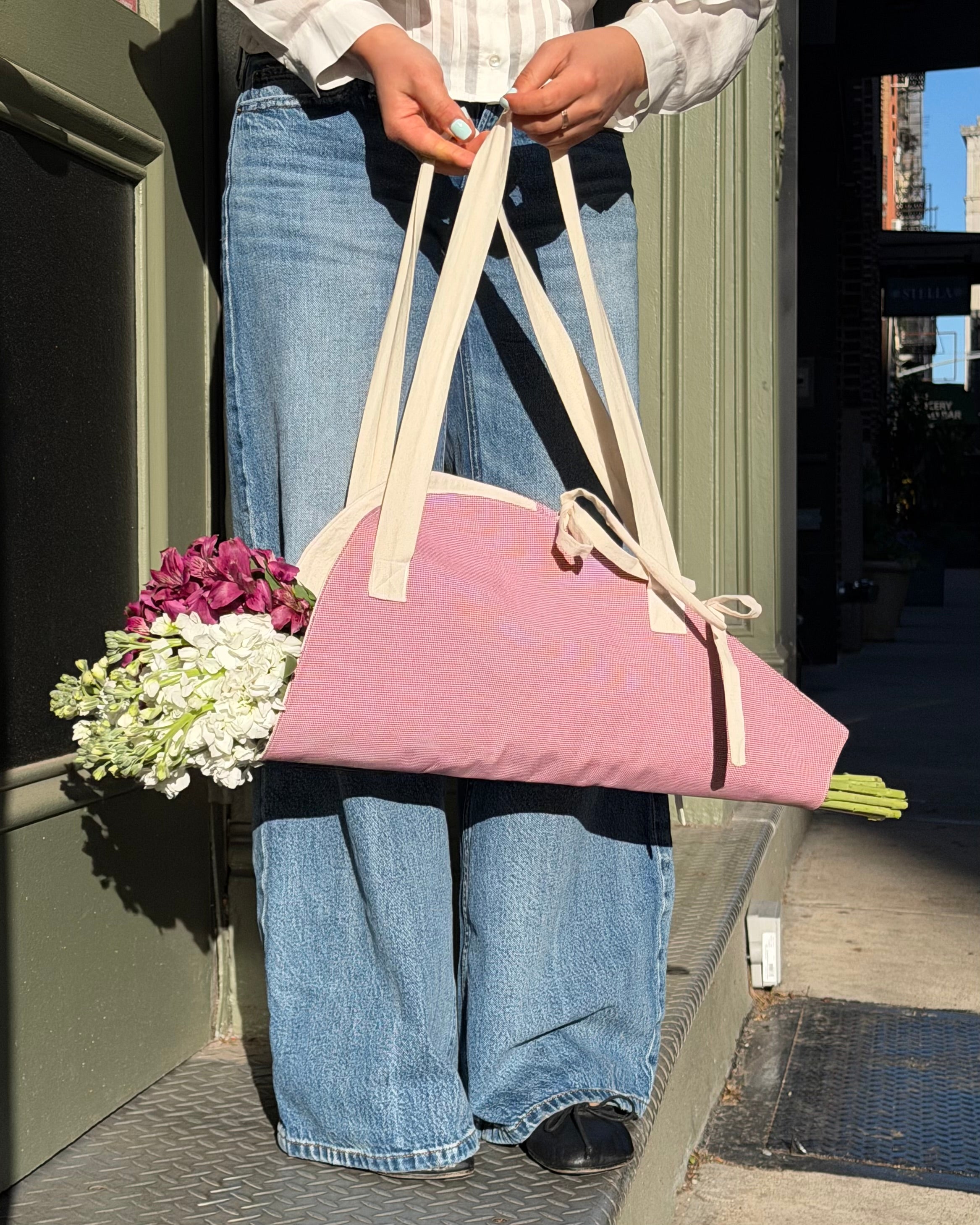 fresh flower tote