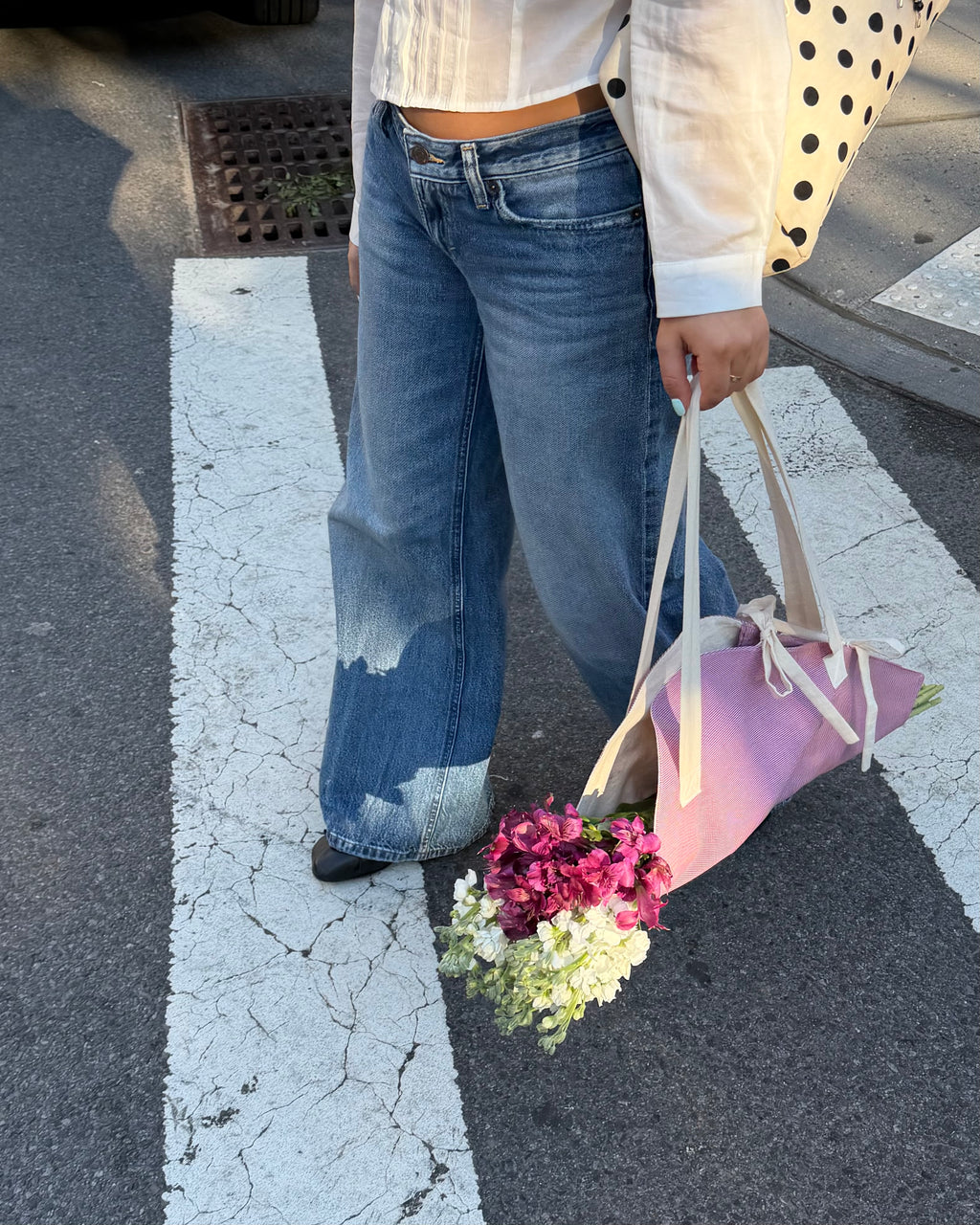 fresh flower tote